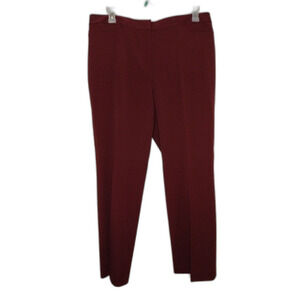 NWT Venezia Womens Burgundy Workwear Straight Dress Trouser Pants Size 16